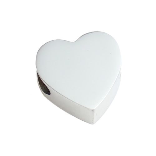 10x Heart Charm - Engravable Blank St.Steel