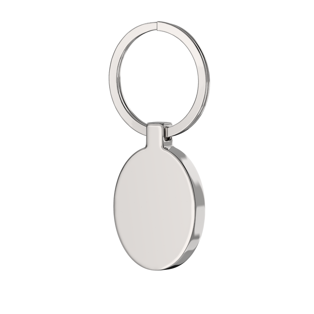 10x Premium Oval Keyring - Engravable Blank St.Steel