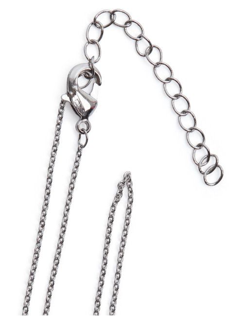 10x 22-24" Trace Links Chain - Titanium Silver Plated