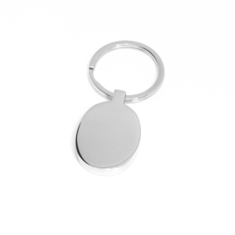 10x Milano Oval Keyring - Plated Brass