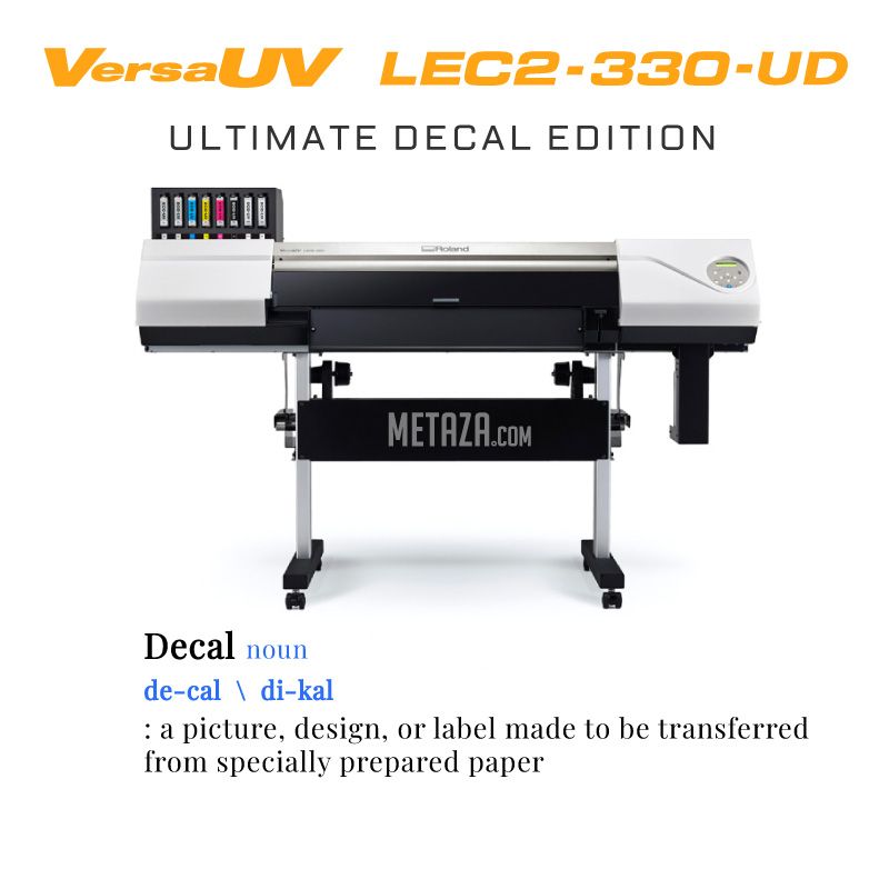 LEC2-330-UD - UV Printer/Cutter & Decal Printer