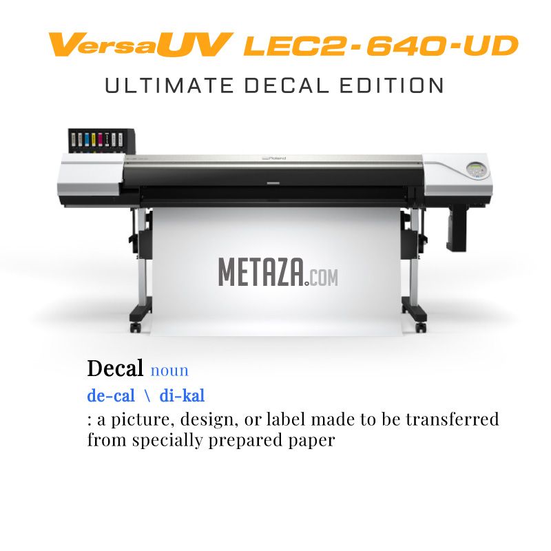 LEC2-640-UD - UV Printer/Cutter & Decal Printer