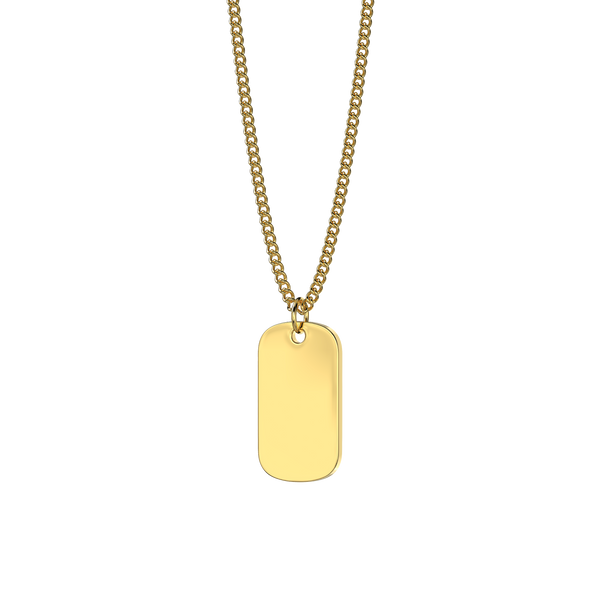 10x Premium Small ID Tag Pendant - Engravable Blank St.Steel 10x Premium Small ID Tag Pendant - Engravable Blank St.Steel