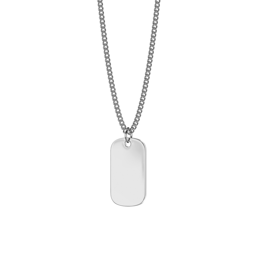 10x Premium Mini ID Tag Pendant - Engravable Blank St.Steel