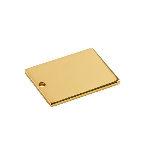 10x Milano Mini Rectangle Pendant - Gold Titanium Plated