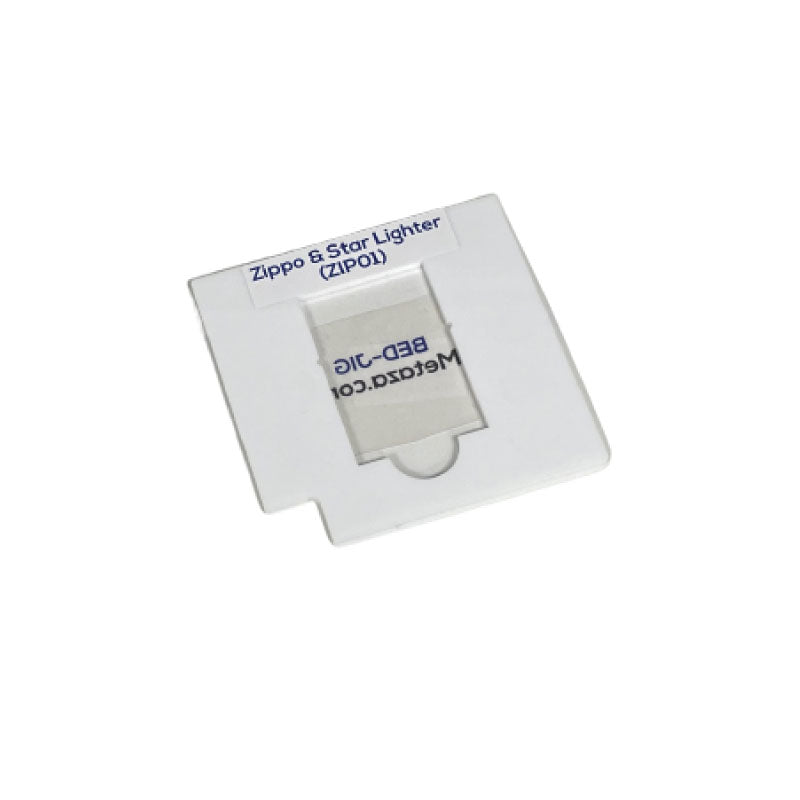 Premium FlipTop Star Lighter Wholesale Engravable Blank (silver met